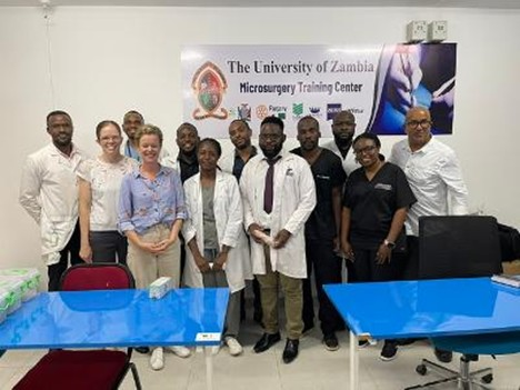 Faculty with some of the participants at the Tendon Repair Workshop on the 25th March 2026